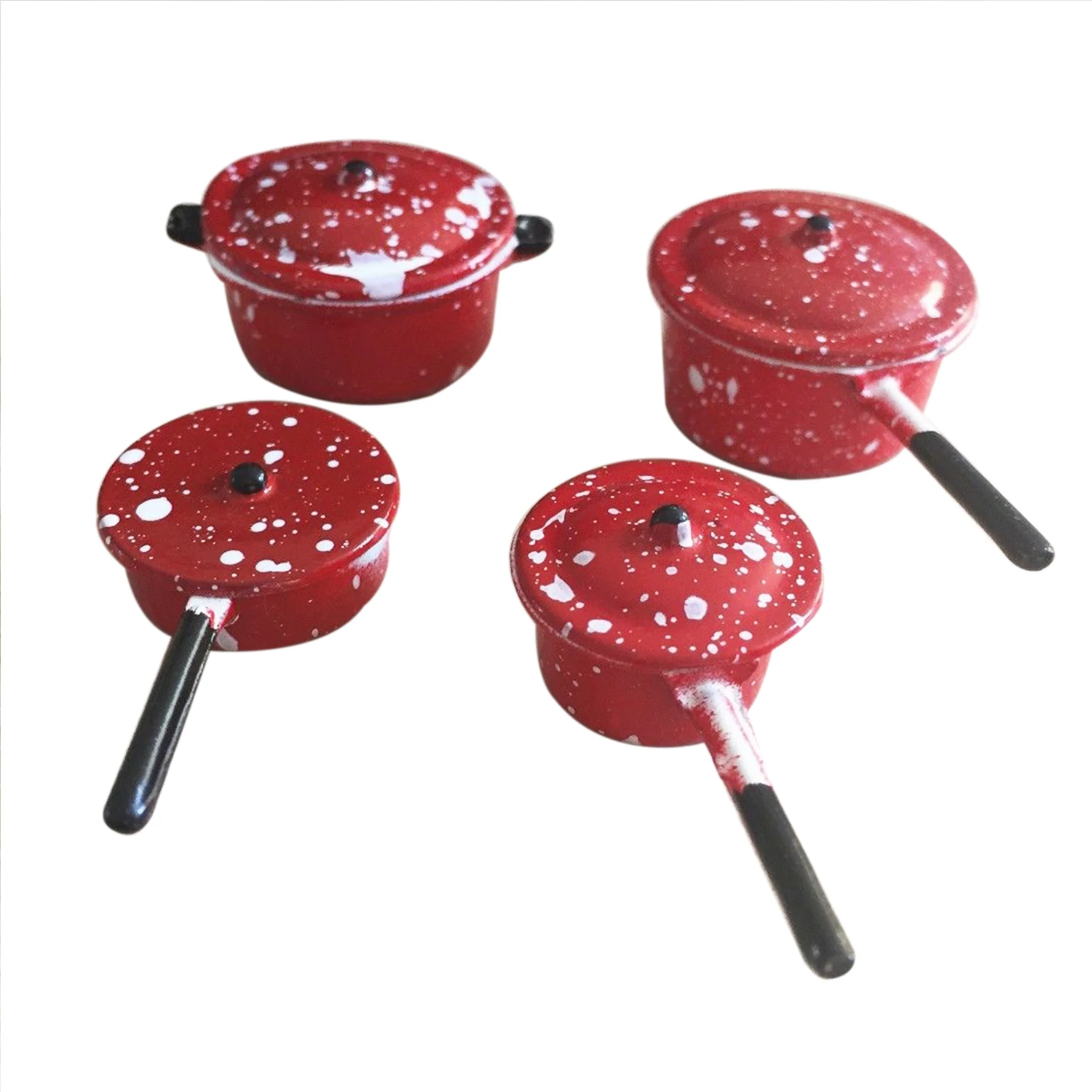 1:12 Dollhouse Miniature Cookware Pot Pan SET 8pcs