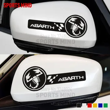 

3 Pairs Rearview Mirror Car Sticker Decal For FIAT 500 Grande Punto Ducato Stilo Bravo Panda Abarth Car Styling Auto Accessories