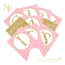 

Nicro Baby Shower Gender Reveal IT'S A GIRL Party Decoration Pink Paper Banner Birthday Kids Hen Party Supplies Decor #PG09