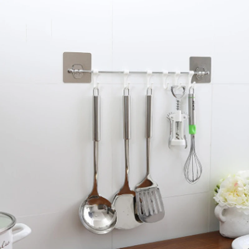

1pcs Mobile Towel Suction Cup Sucker Hanger Holder Rack Stainless Steel Bathroom Kitchen Sucker Hook