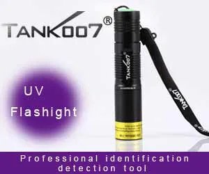 TANK007 TK566 светодиодный фонарик UV 395nm 1 Вт черный светодиодный фонарь Para Pesca японский фонарь Linterna Ultravioleta от батареи AA