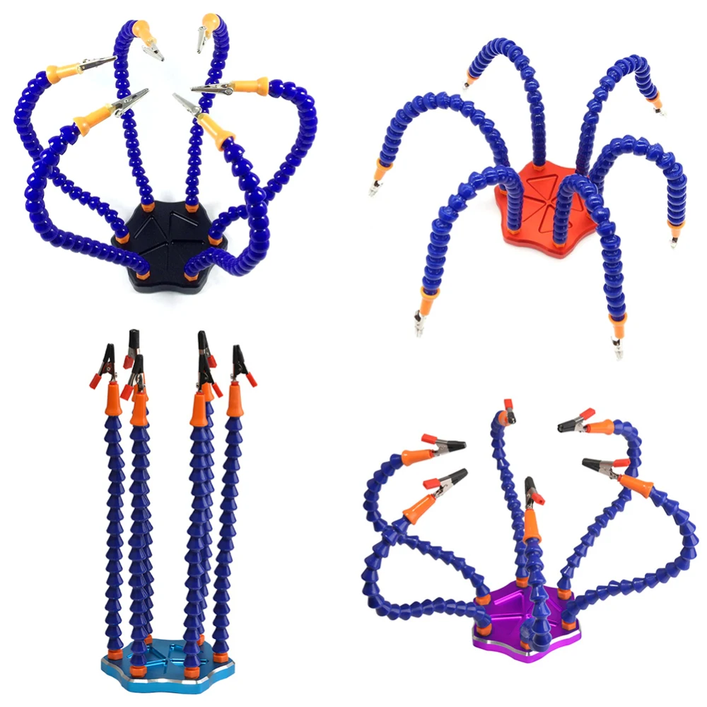 Пластиковый Настольный зажим для паяльника держатель PCB приспособление помощь руки паяльная станция Сварка ремонт инструменты скамейка тиски