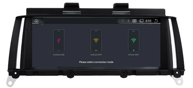 Best 1280*480 Quad Core Android 4.4 Car DVD for BMW X3 F25 X4 F26 F2016+ With Bluetooth 16GB Nand Flash Wifi Mirror Link Free Map GPS 3