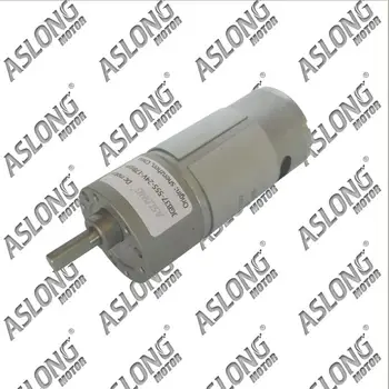 

ASLONG JGB37-555 deceleration motor DC geared motor low speed high torque 6-36V