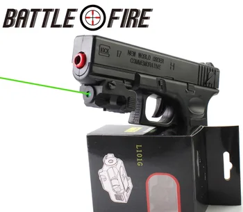 

FDA Certified Tactical Sub Compact Micro Rechargeable Green Laser collimator Sight for gun Handgun Pistol Glock 17 hunting