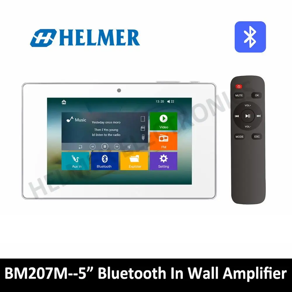5" touch screen in wall amplifier,Home Audio video music