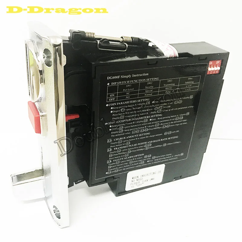 US $113.99 5pcs DG600F Electronic Programmable Multi 6 Coin Acceptor For Vending Machine Coin Selector For Washing Machine Token Acceptor