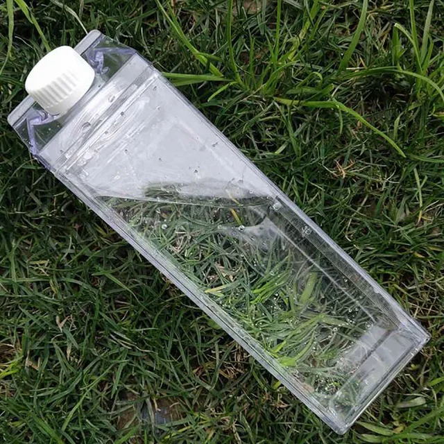 Details about / Kitchen Leakproof Creative Transparent Clear Milk Water Bottle Drinkware plastic