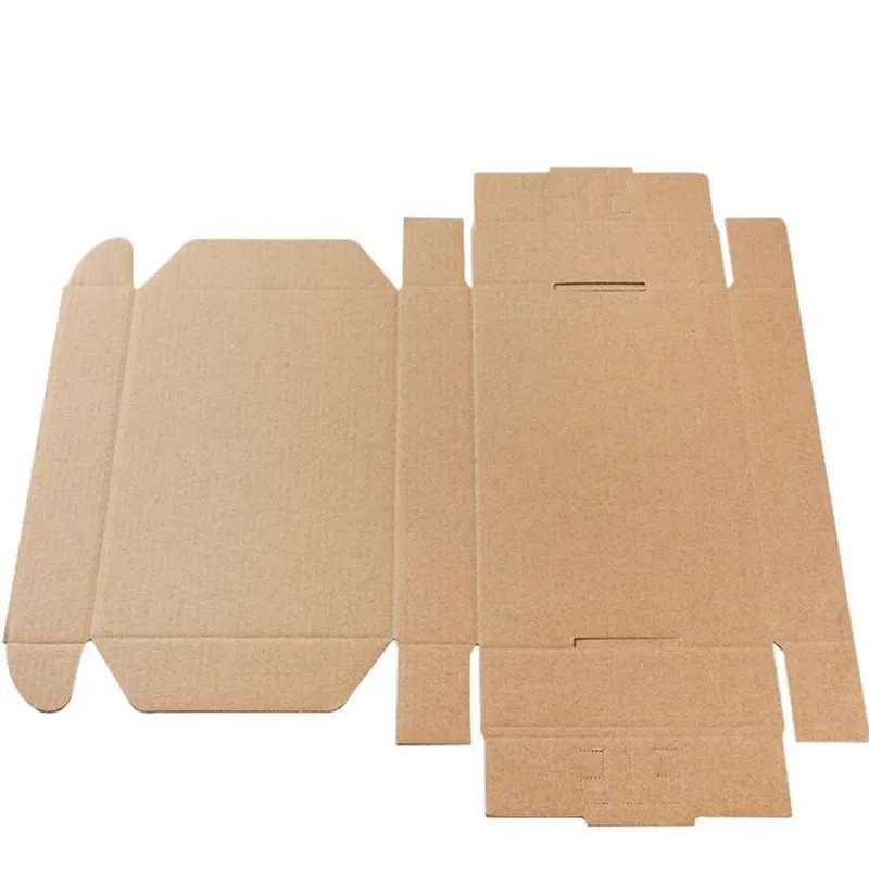 Retail 23*16*6cm 10pcs/lot Brown Paper Kraft Box Post Craft Pack Boxes Packaging Storage Kraft Paper Boxes Mailing Box PP774