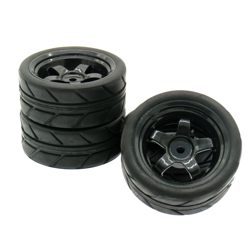Kopen RCAWD Velg Band tire Set 5 Spoke 4 Stks set 110 Op Weg 63mm Speelgoed Model Auto C20555 C20559 Tire Set Model Onderdelen