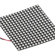 Aihasd WS2812B 5050 16x16 RGB гибкий светодиодный матричный индивидуально адресуемый программируемый пиксельный дисплей DC 5V