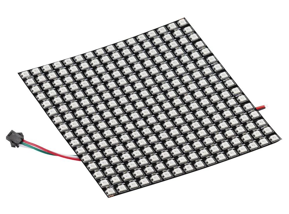 

Aihasd WS2812B 5050 16x16 RGB Flexible LED Panel Matrix Individually Addressable Programmable Pixel Display Screen DC 5V