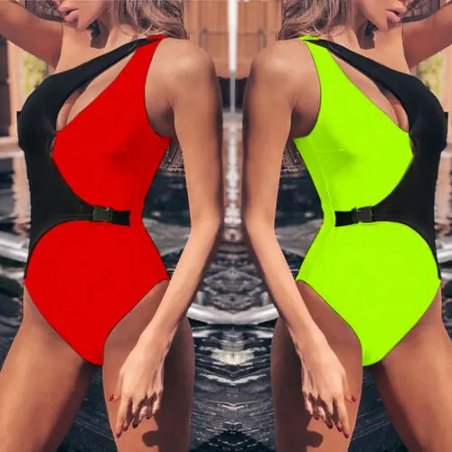Sexy Women Stitching Color Bikini Set Push-up Padded Bra Swimsuit Swimwear Triangle Beachwear Swimming Costume Monokini Summer | Спорт и
