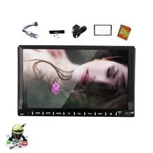 GPS Navigation Car DVD Player 7” 2 din Car Stereo Pure Android 4.4.4 2din Car Radio HD Capacitive Multi-touch Screen Car Video