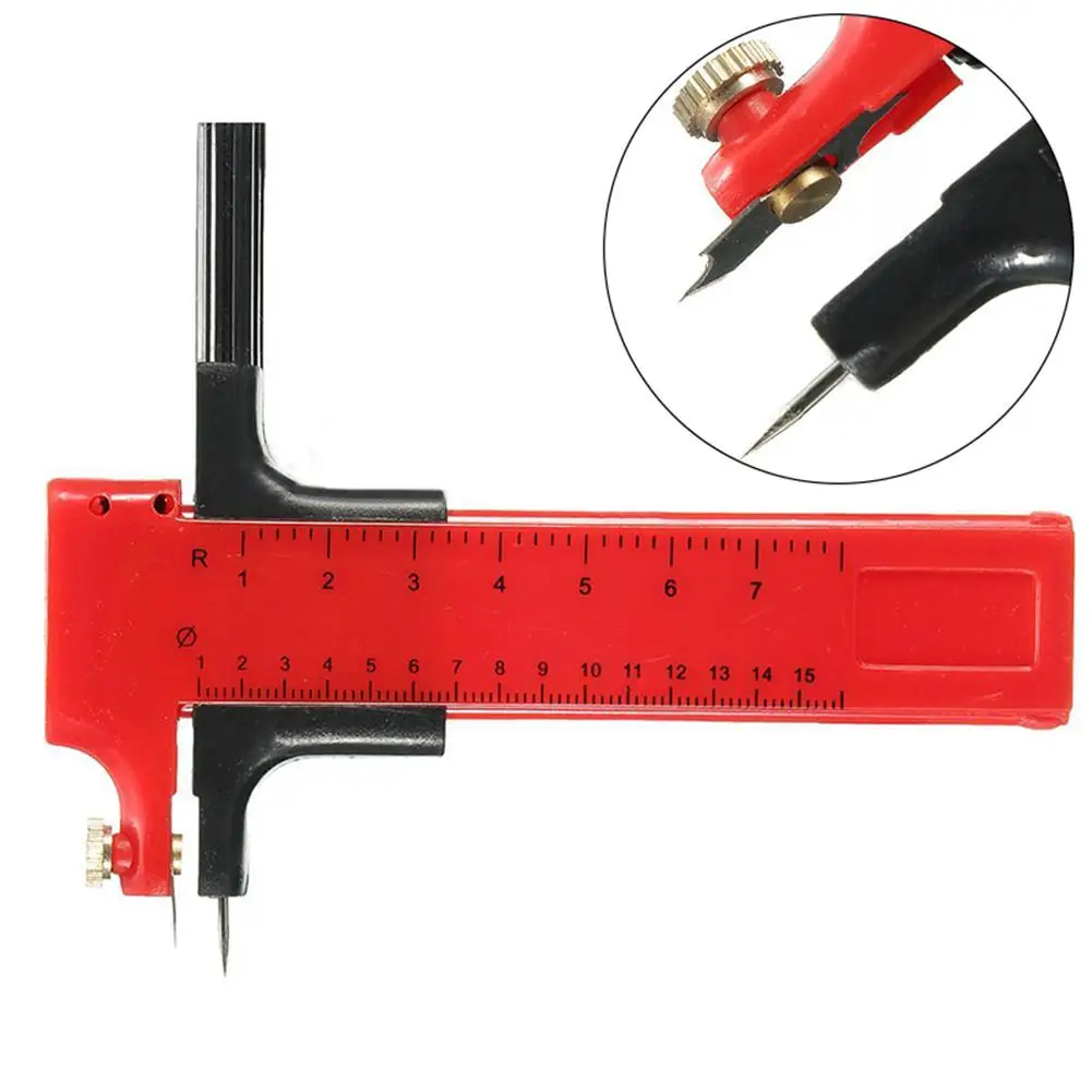 10-150 мм круглая линейка DIY инструмент строительный материал резак круглый резак Тангенциальное устройство резак с компасом для бумаги пластиковая доска - Цвет: Red