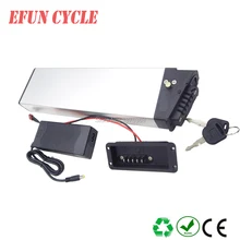 Free shipping on sale new arrival silver folding bike 48V 10Ah Li-ion rechargeable battery pack for folding ebike/women ebike
