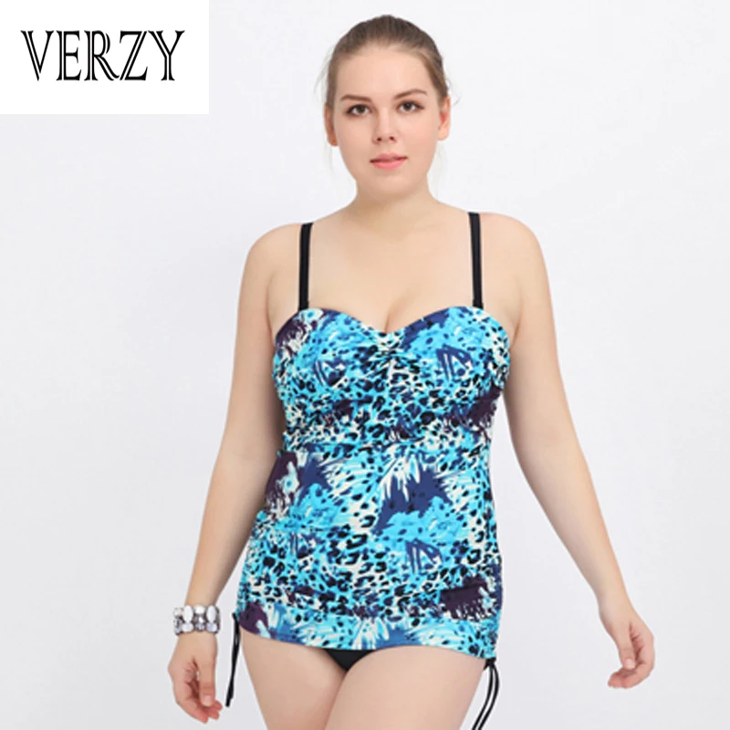 Large size one piece swimwear sexy women's swimsuit 2017 spring print backless monokini for women low neck bathing suit L-XXXXL