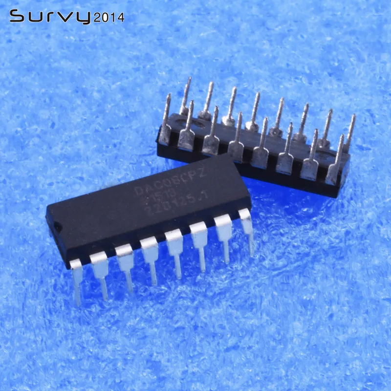 1/5 шт DAC08CPZ DAC08 16 PIN 8 бит параллельный Dac 11 Msps IC US|Интегральные схемы| |