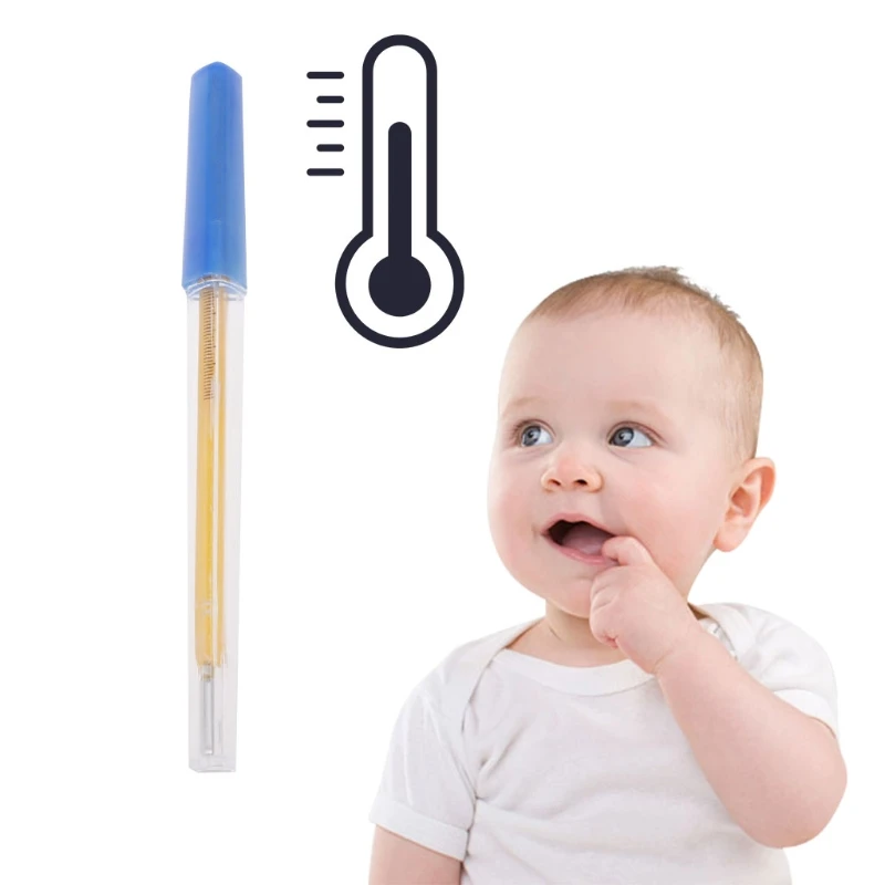 

triangular glass thermometer 35-42 C armpit oral medical household items