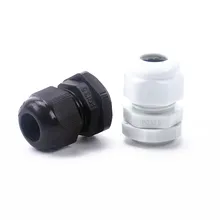 20 шт./пакет Водонепроницаемый PG13.5 нейлон напряжения предохранительный кабель желез