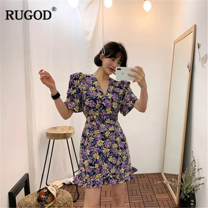 Женское платье в богемном стиле RUGOD элегантное весеннее кимоно с коротким