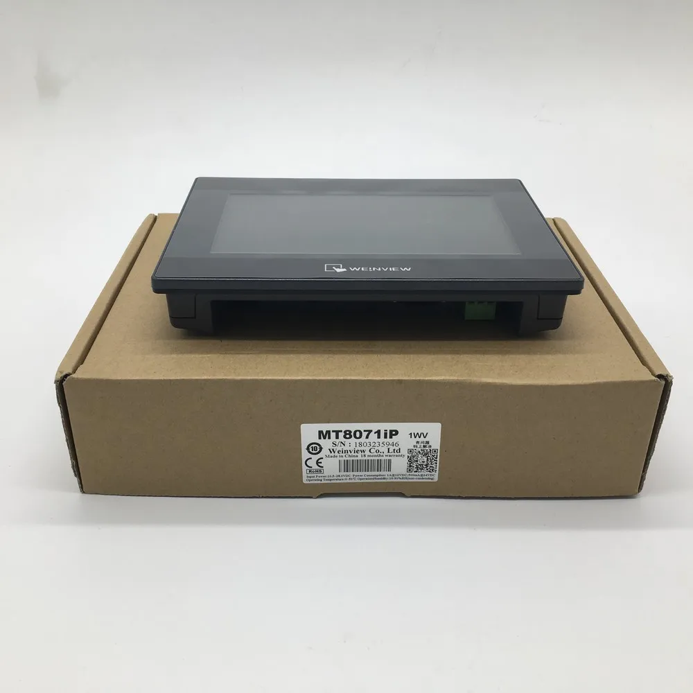 

7" HMI MT8071iP 7 inch 800*480 Touch Panel Ethernet 1 USB Host Weintek Weinview Replace MT8070iP MT8070iH5 New In Box