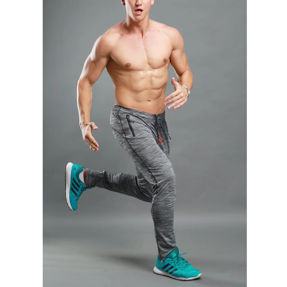 Fashion Men's Slim Joggers Trousers Hot Summer Sport Running Pants Gym Fitness Elastic Jogging Skinny Simple Sweatpants M-3XL