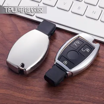 

Tpu Car Key Bag Case Cover Key Holder Chain For Mercedes AMG W203 W210 W211 W124 W202 W204 W205 W212 W176 Etc