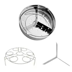 Пароход Корзина с 3-способ делитель для мгновенного горшок аксессуары 6 Qt 8 Кварт с Давление Плита яйцо стойку треножнике