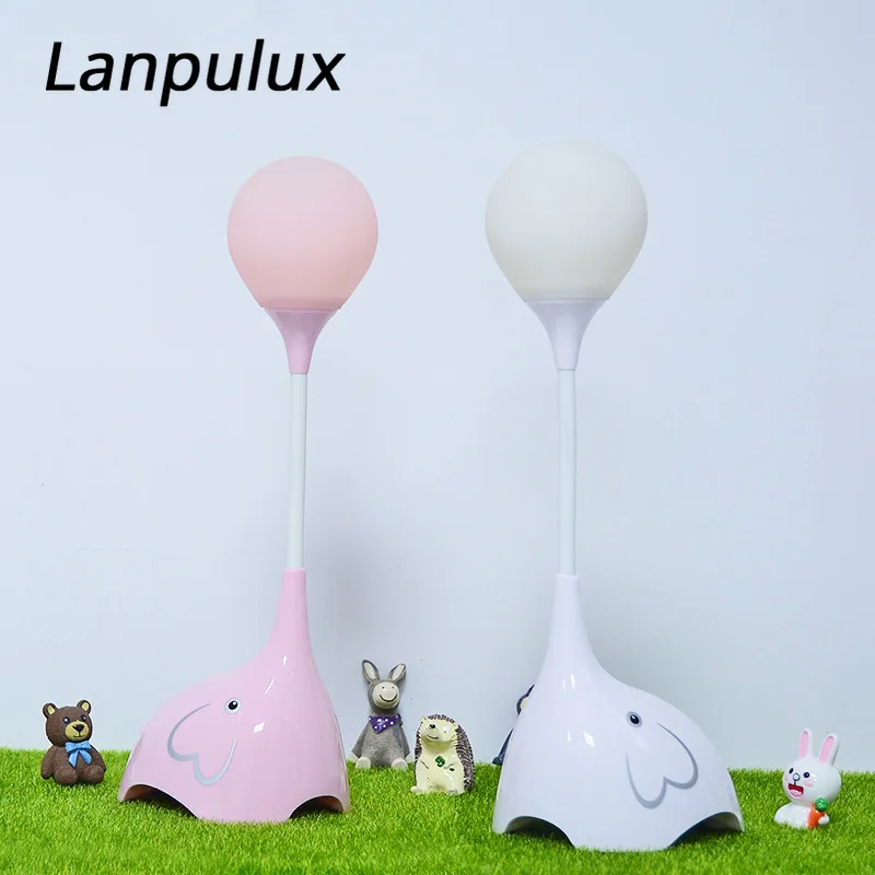

Lanpulux Little Elephant Table Lamp Creative Design Cartoon Lovely Modeling Children Night Lamp Bedroom Decoration Light Fixture