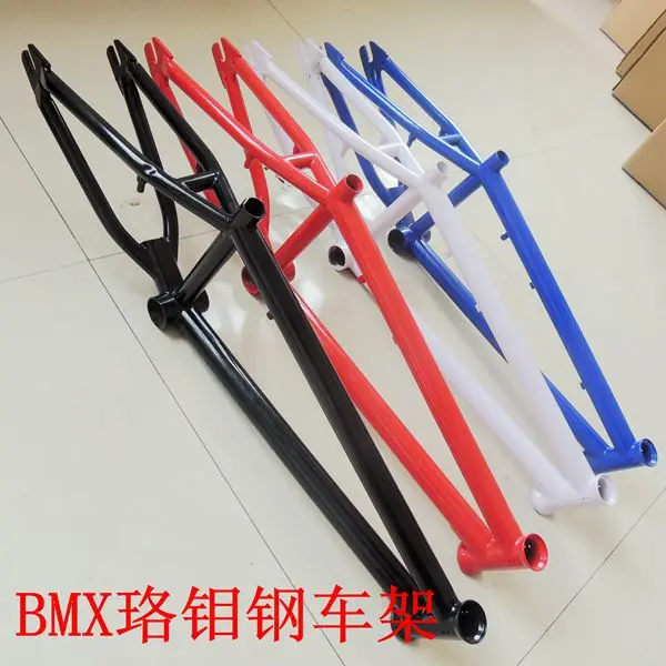 Cheap Free shipping Chrome molybdenum steel BMX, bike show, fancy bike frame bike parts accessoires 4color mtb bike frame