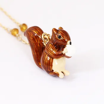 

European Enamel Animal Short Necklace Women Gold Accessories Necklace Wave Princess Luxury Chain Ornaments Fashion Jewelry