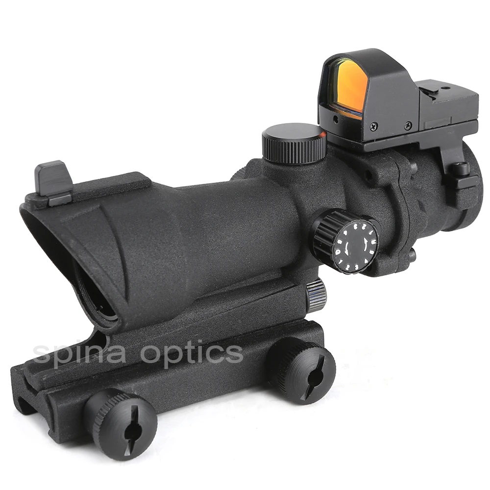 

SPINA 4x32 Optical Rifle Scope Spotting for gun Red / Green Reticle