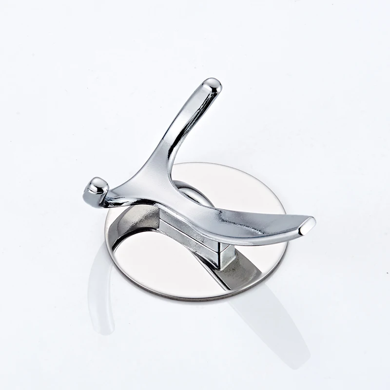 SRJ European single robe hook free punch stainless steel hook wall hanging door wardrobe shoe cabinet bathroom hook SRJ European single robe hook free punch stainless steel hook wall hanging door wardrobe shoe cabinet bathroom hook