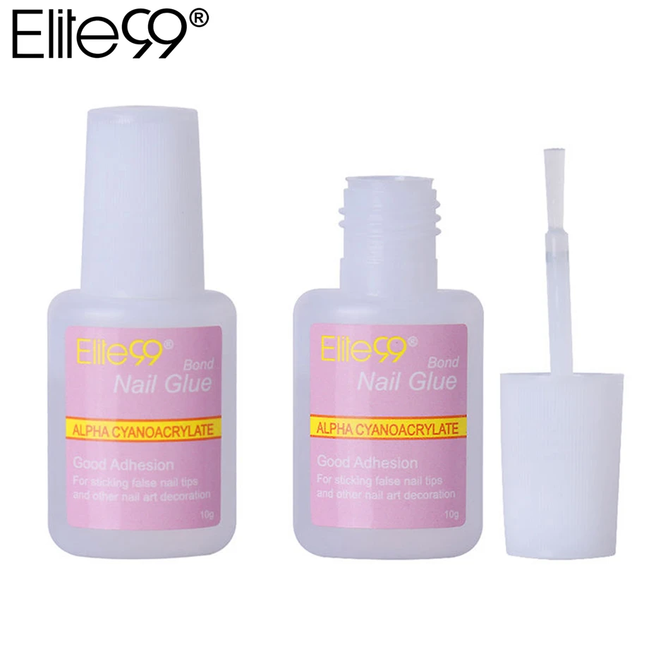 Ногтевой клей. Клей для ногтей Nail Glue. Клей для типс 10 гр Brush-on Nail Glue. Elite99 клей. Клей для типс с кисточкой.