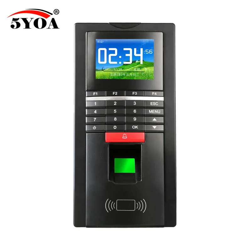 5YOA B131-система отпечатков пальцев, пароль, замок, система контроля доступа, биометрический электронный дверной замок, RFID считыватель - Цвет: Black