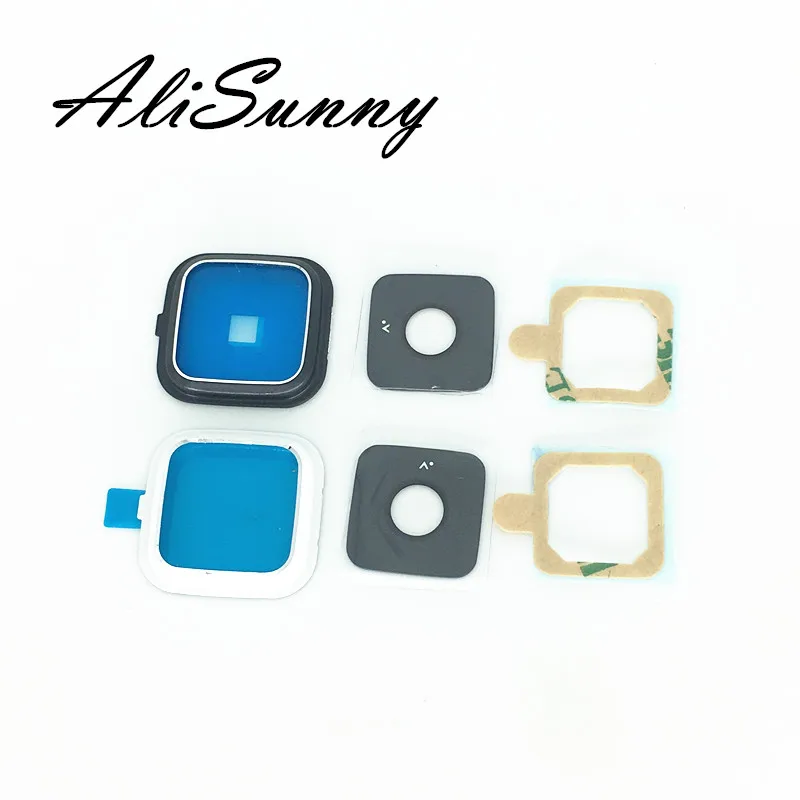 

AliSunny 10pcs Back Camera Lens Frame + Glass + 3M Sticker Cover Holder for SamSung Note 4 N910 replacement Parts