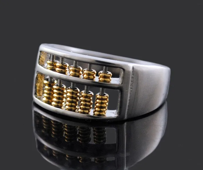 ATGO модное кольцо-счеты для мужчин и женщин высокое качество Математика номер ювелирные изделия из нержавеющей стали Шарм подарок BR563
