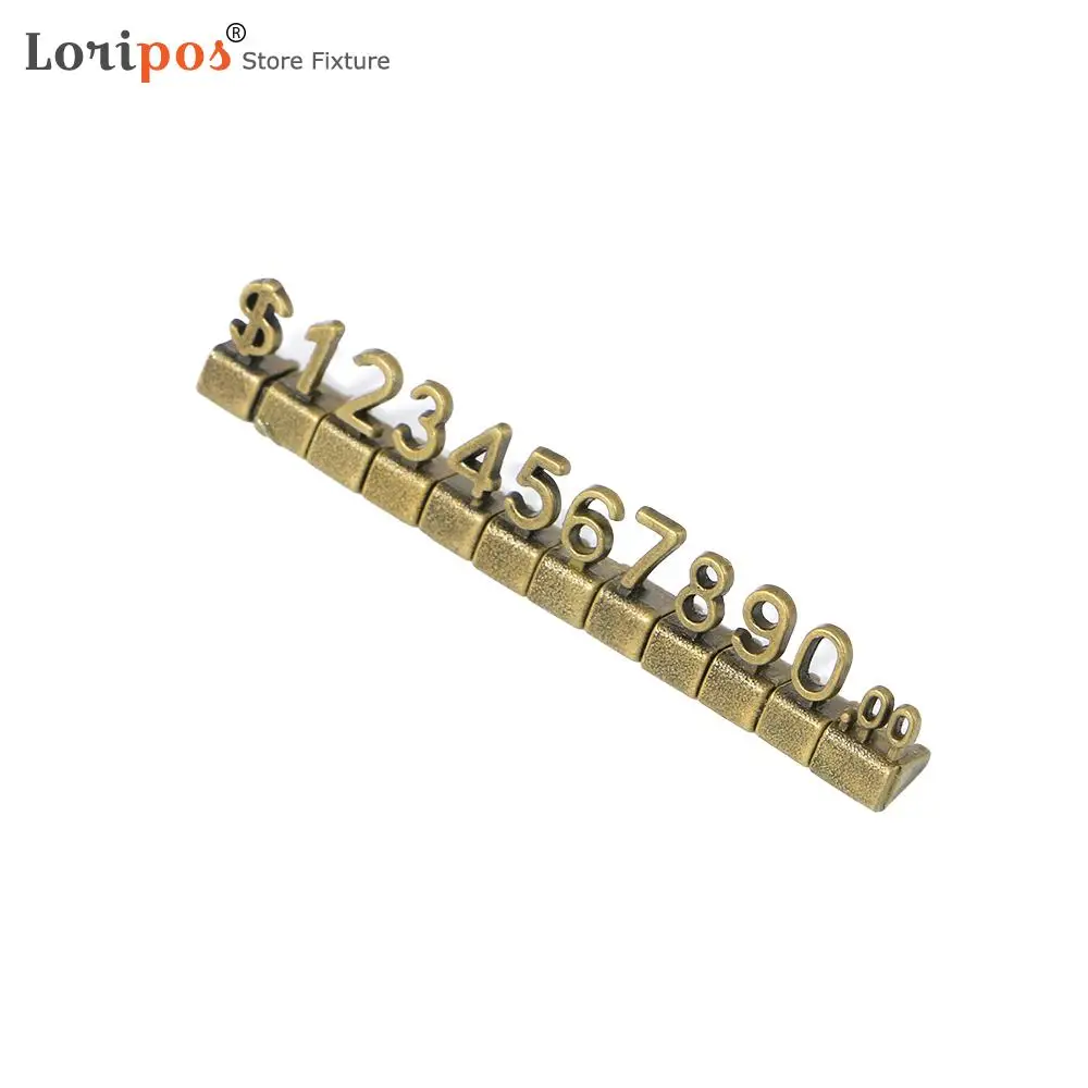 

Luxury 3D Metal Shelving Adjustable Price Tag Callouts Price Display Euro Pound Price Numeral Cubes Assembly Lable Blocks Stick
