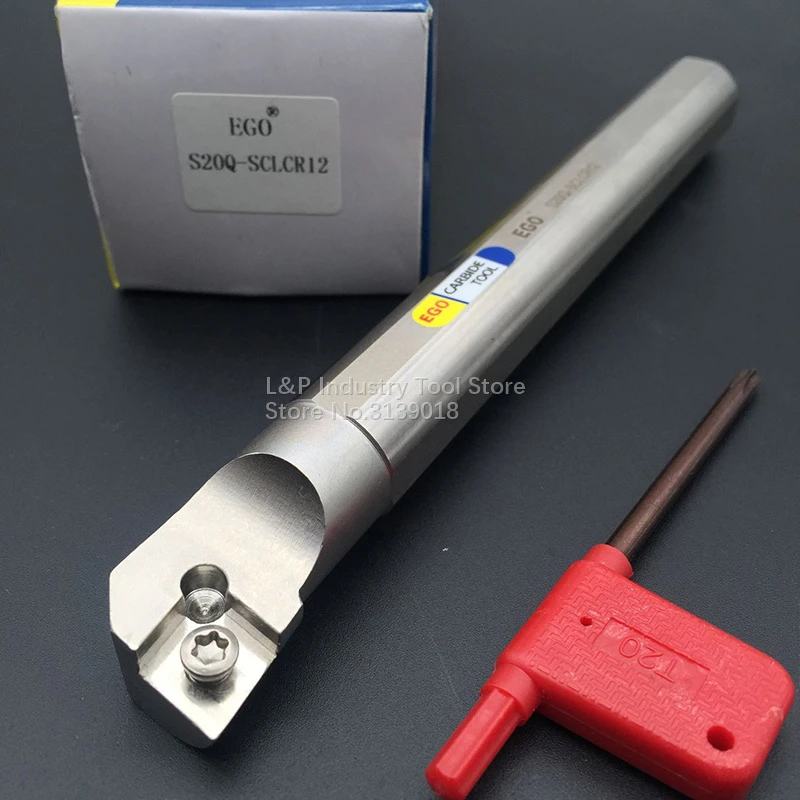 

New EGO Anti-vibration 95 Angle Inner Bore S20Q-SCLCR12 S25R-SCLCR12 S32S-SCLCR12 Toolholder Not Including Blade CC**1204**