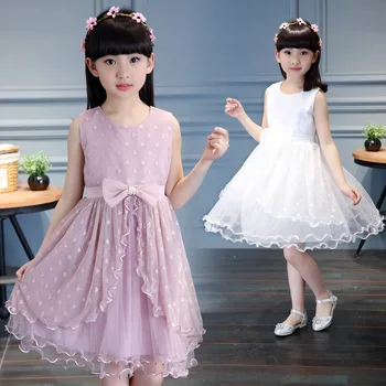 

2019 Girl Dress Korean Kids Little Fresh Princess Dresses Fashion Children's Loving Dress 2-10 Years