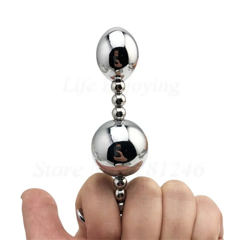 304 stainless steel Swing Ball G-spot Anal Beads Prostate Stimulation Metal Butt Plug Vagina Kegel Ball Sex Toys For Women Men for kegel balls,massage balls