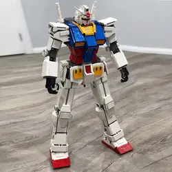 Новый Лепин 26001 MOC аниме вымышленный пилотируемых робот RX-78-2 мобильный костюм набор модель здания Наборы блоки Кирпич совместимые легион