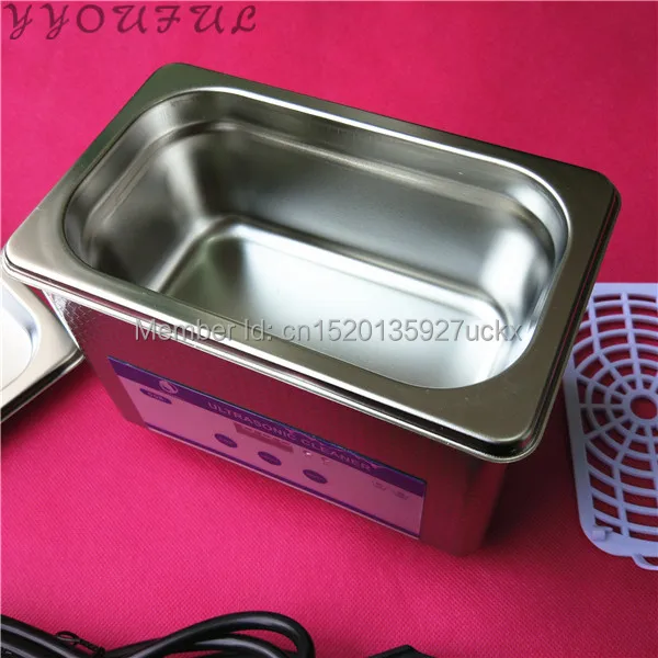 Family use Ultrasonic printhead cleaner machine for Seiko 510 Epson DX5 DX7 TX800 Konica 512 Xaar 128 head clean bath 1pc | Компьютеры и