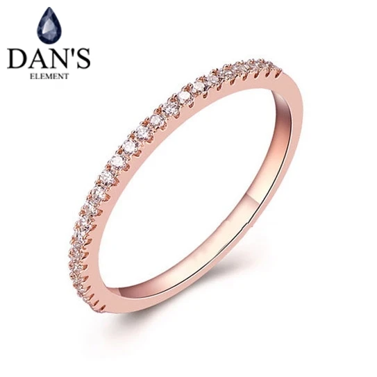 Dan's Element, брендовые, настоящие, круглые, простые, медные, золотые, модные, свадебные кольца для женщин, здоровые, высокое качество, Fi-RG90696