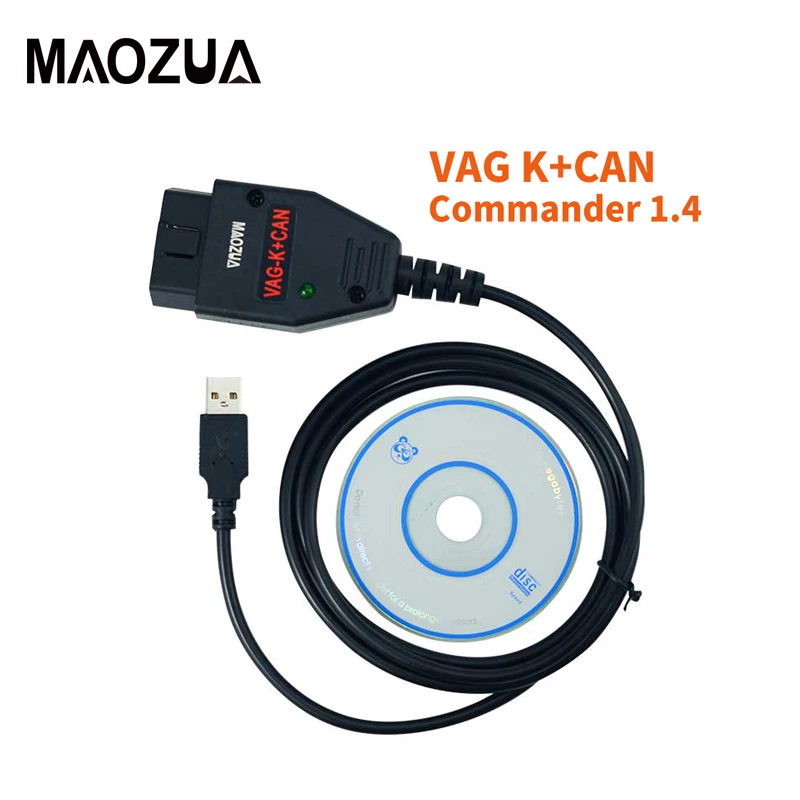 VAG K CAN Commander 1,4 с FTDI OBD2 Диагностический интерфейсный кабель для Vag