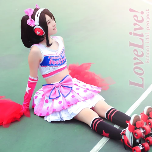 LoveLive! Любовь Live язава Нико черлидеров Косплей Костюм Аниме Хэллоуин костюмы для