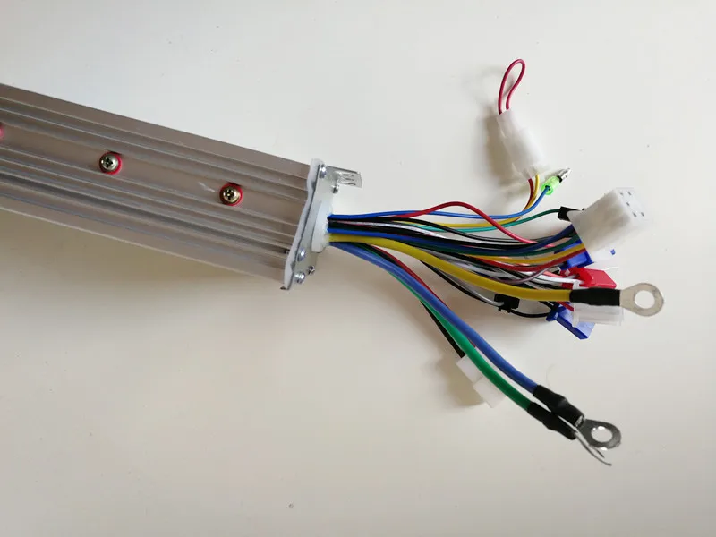 Бесшумный 60/120 угол 24v 36v 48v 500W регулятор вентильного двигателя Байк, способный преодолевать Броды контроллер мотор для центрального движения контроллер