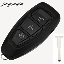 Jinyuqin 10 pçs/lote 3 Botão Inteligente Chave Do Caso Remoto para Ford Mondeo Fiesta Titanium Foco Shell FOB Substituição