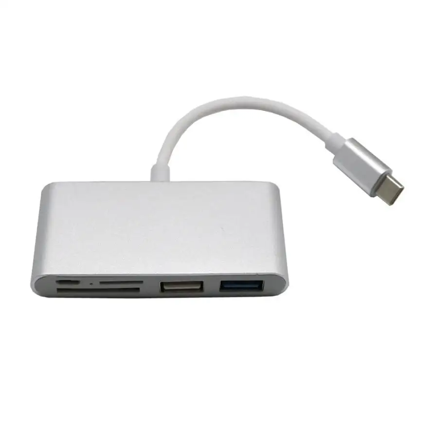 

5-In-1Type-C USB-C 3.1 OTG USB 3.0 2.0 Hub SD/TF Card Reader Combo High Quality USB SD Adapter Cardreader For Laptop Aug28